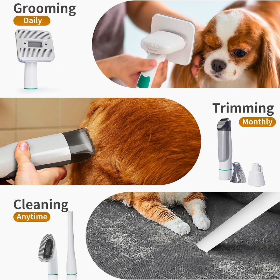TheCritterPalace™ Pet Grooming Kit with Cleaning Stick