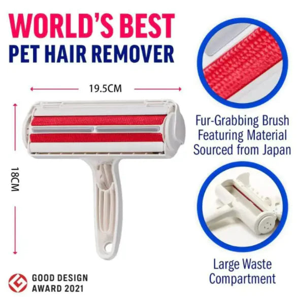 Reusable pet hair remover cleaning couch