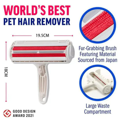 Reusable pet hair remover cleaning couch