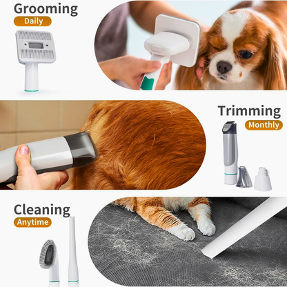 TheCritterPalace™ Pet Grooming Kit with Cleaning Stick