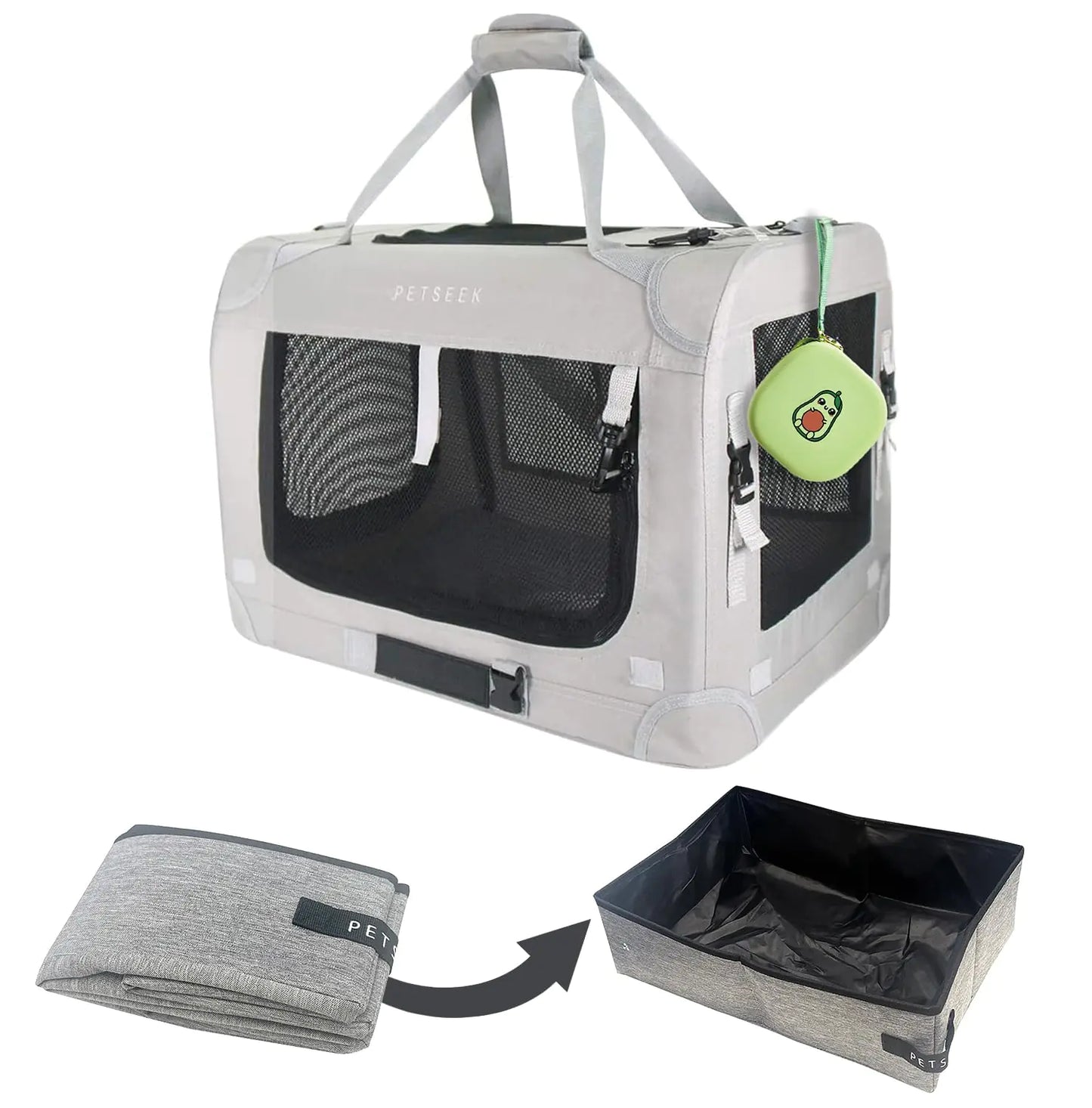 TheCritterPalace™ Petseek Extra Large Cat Carrier